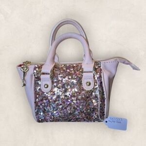Betsey Johnson Pink Sequin Mini Bag
